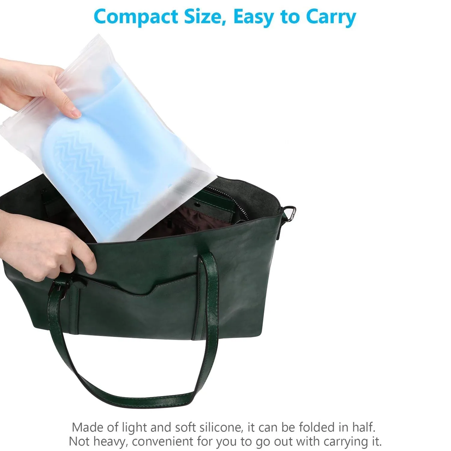 4867 Non-Slip Silicone Rain Reusable Anti skid Waterproof Fordable Boot Shoe Cover (Mix Color)