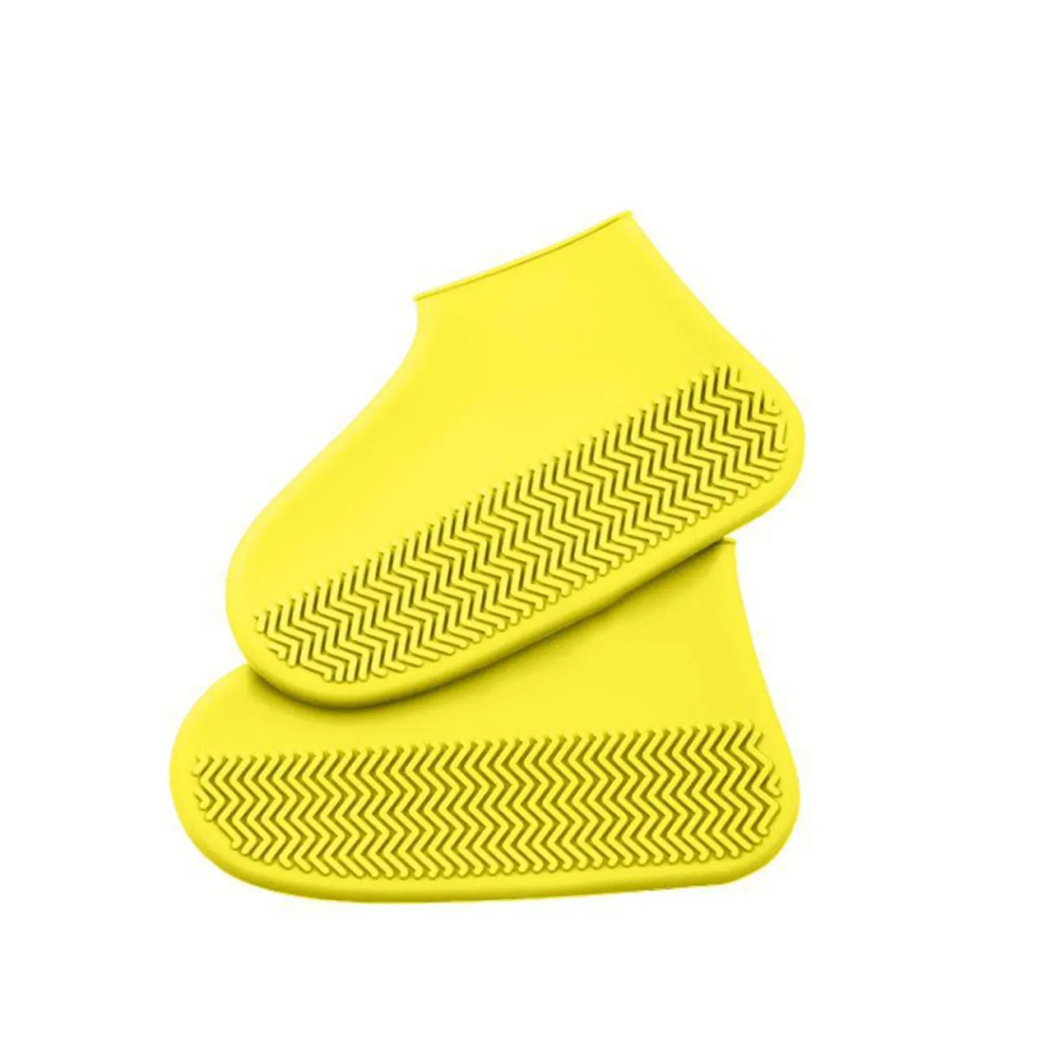 4867A NON-SLIP SILICONE RAIN REUSABLE ANTI SKID WATERPROOF FORDABLE BOOT SHOE COVER (MEDIUM/ Mix Color)