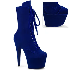 ADORE-1045VEL Pleaser Navy Blue Sexy Platform Shoes (Pole Dancing Heels)