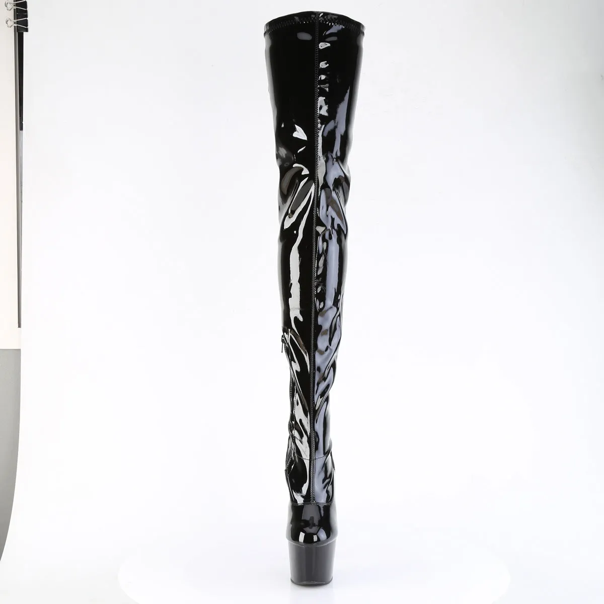 ADORE-4000SLT Pleaser Black Patent Sexy Platform Shoes (Pole Dancing Heels)