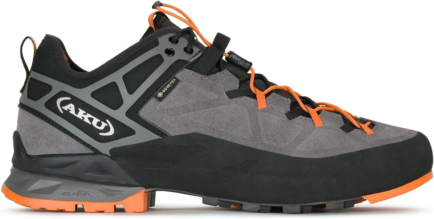 AKU Men's Rock DFS II GTX Approach/Hiking Lightweight Waterproof Breathable Laced Shoes for Trails, Mountaineering, Climbing