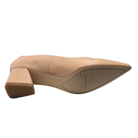 Beige Shoes Heels Block Franco Sarto, Size 9.5