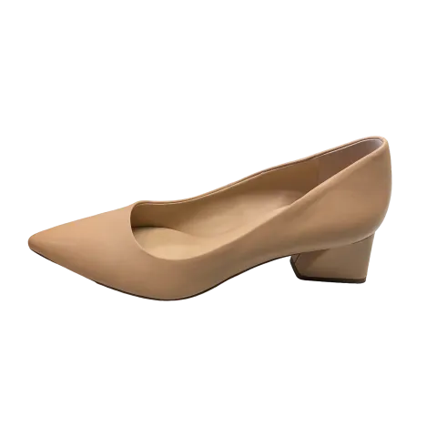 Beige Shoes Heels Block Franco Sarto, Size 9.5