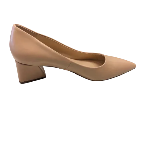 Beige Shoes Heels Block Franco Sarto, Size 9.5