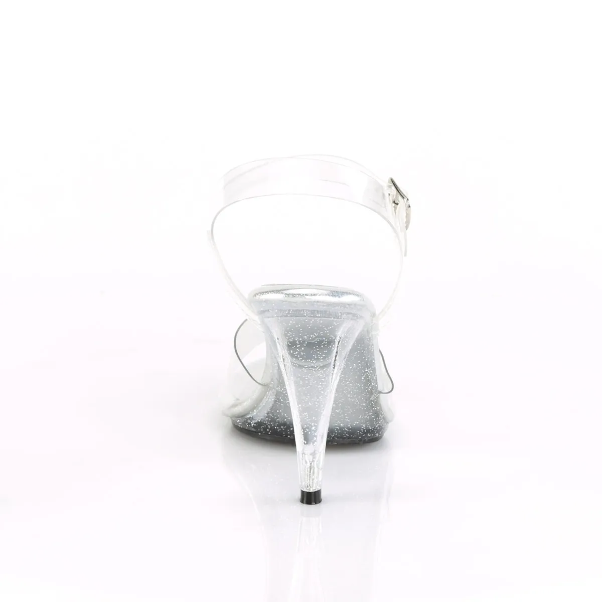 CARESS-408MG Fabulicious 4" Caress Clear Sexy Shoes (Posing Shoes)