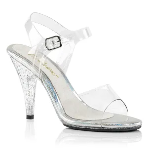 CARESS-408MG Fabulicious 4" Caress Clear Sexy Shoes (Posing Shoes)