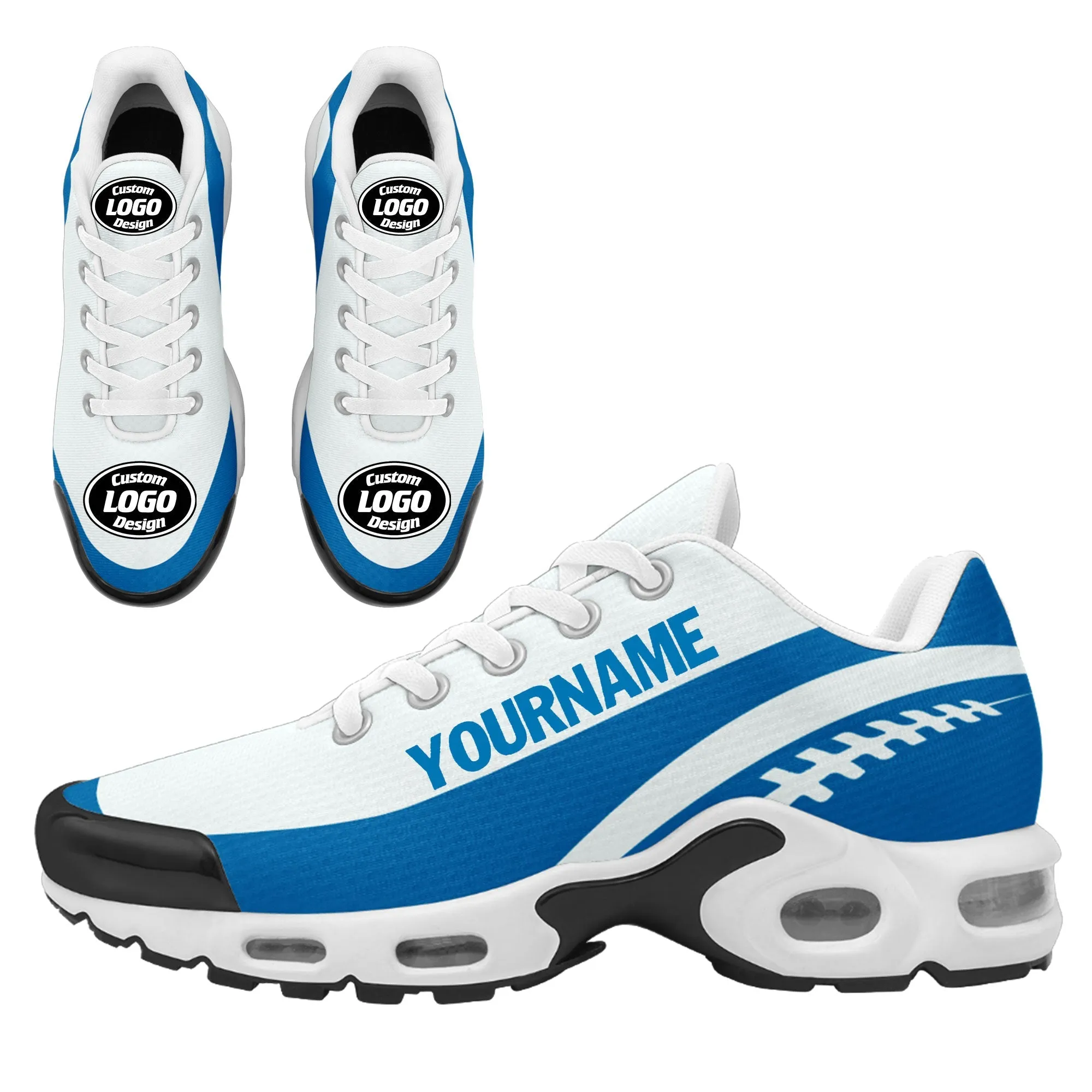 Client Gifts,Custom White Blue TN Shoes Personalized Sneakers TN-D020077-11