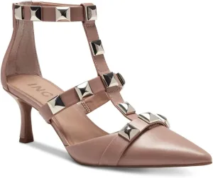 Cufflinks Inc. INC Womens Gilana Ankle Strap Pointed Toe Pumps Pink 9.5 Medium (B,M), Blush