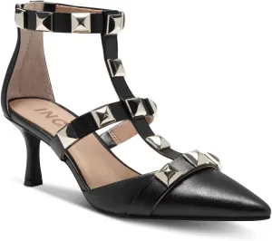 Cufflinks Inc. Womens Gilana Ankle Strap Pointed Toe Pumps, Black, 9.5 Medium