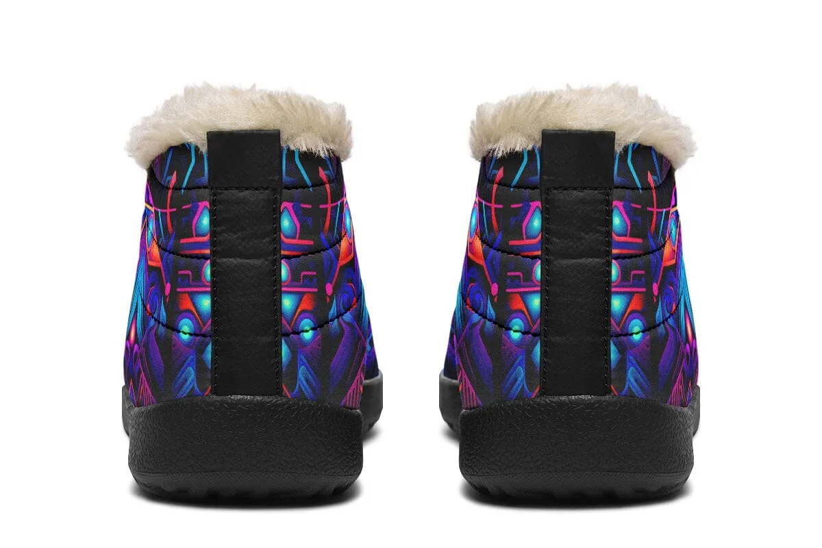 Cyber Lines Winter Slippers