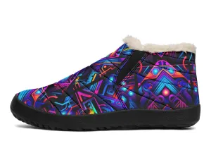 Cyber Lines Winter Slippers