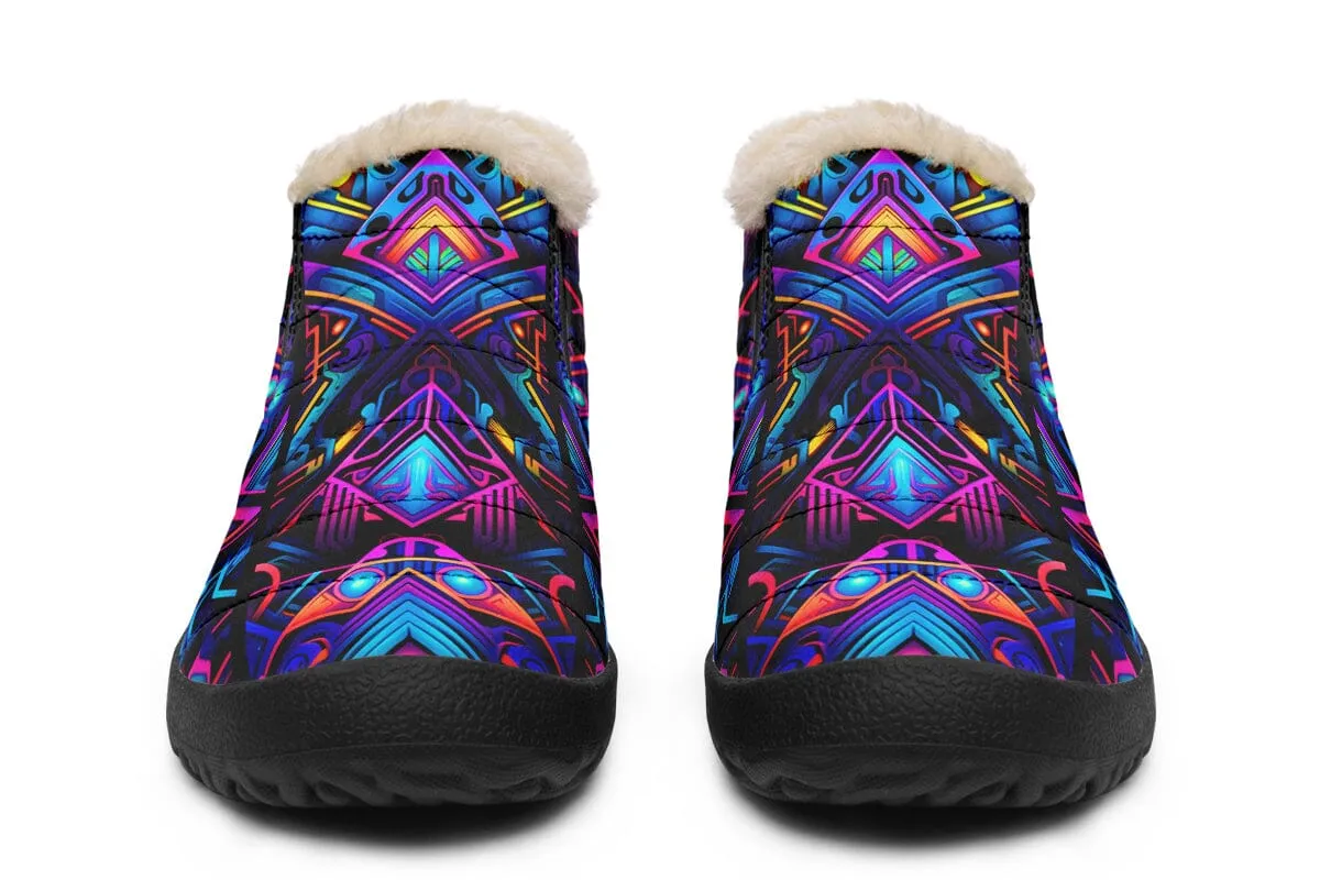 Cyber Lines Winter Slippers