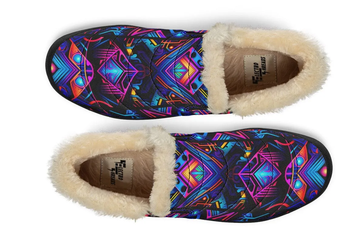 Cyber Lines Winter Slippers