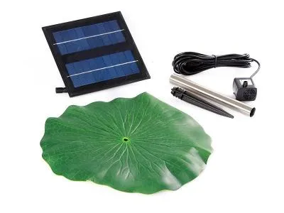 Garden Water Fountain Solar Powered Pump Kit 9V/1.8W