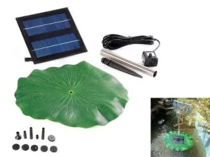 Garden Water Fountain Solar Powered Pump Kit 9V/1.8W