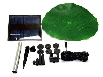 Garden Water Fountain Solar Powered Pump Kit 9V/1.8W