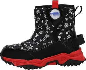 Kids Girls Insulated Fr Winter Warm Snow Boots Size 6 Boots Toddler Water Proof Shoes Girls Big Kids Snow Shoes