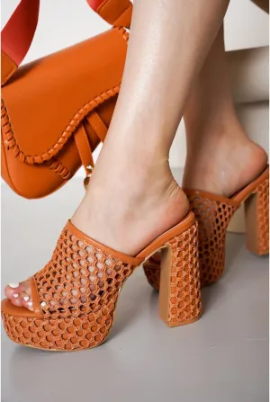 Margette.....Knit High Block Heels