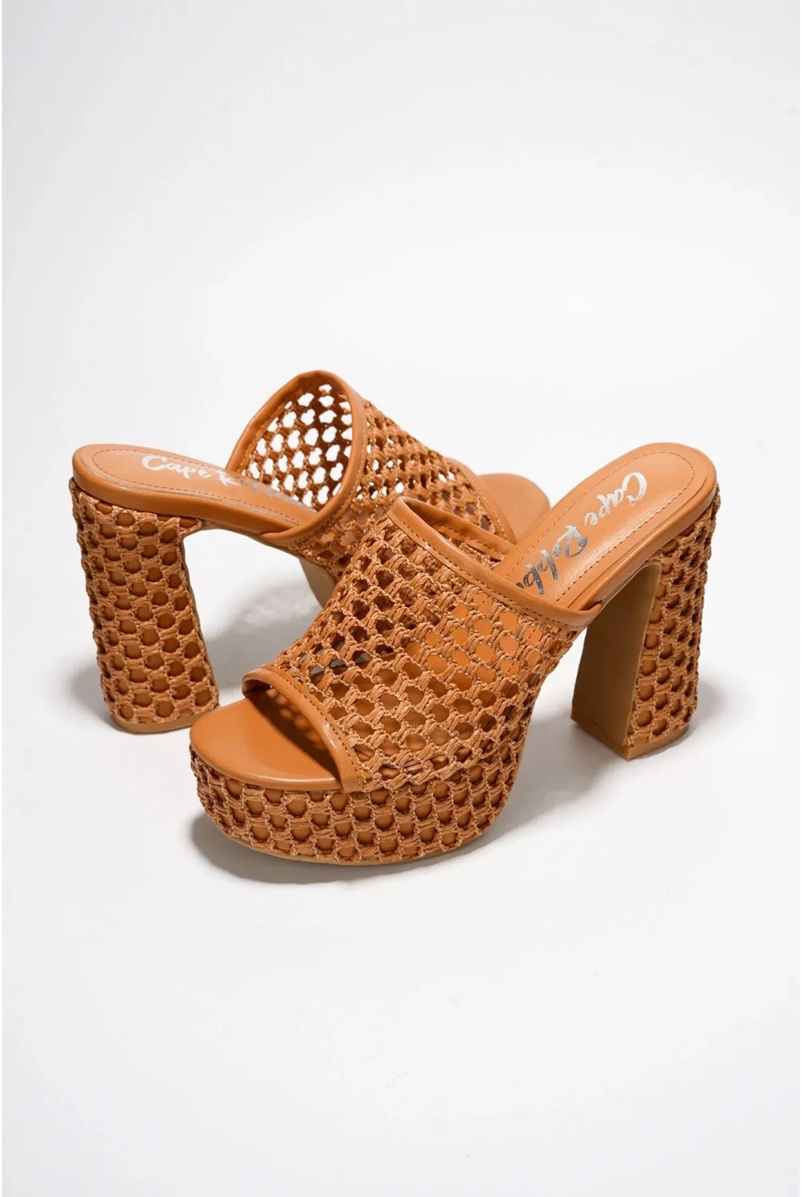 Margette.....Knit High Block Heels