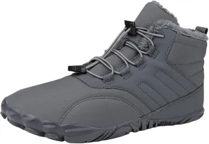 Mens Work Boots Wide Width Hiking Sneakers Women's Slip On Warm Safety Shoes for Women Non Slip Slip On Platform Shoes Lightweight Comfortable Hike Grounded Footwear