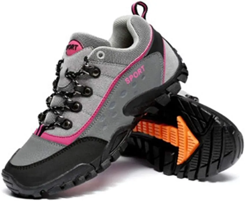 MIOKE Women's Outdoor Hiking Shoes Waterproof Lightweight Mesh Running Hiker Non-Slip Trail Climbing Shoes