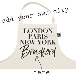 Personalised City Vogue Apron