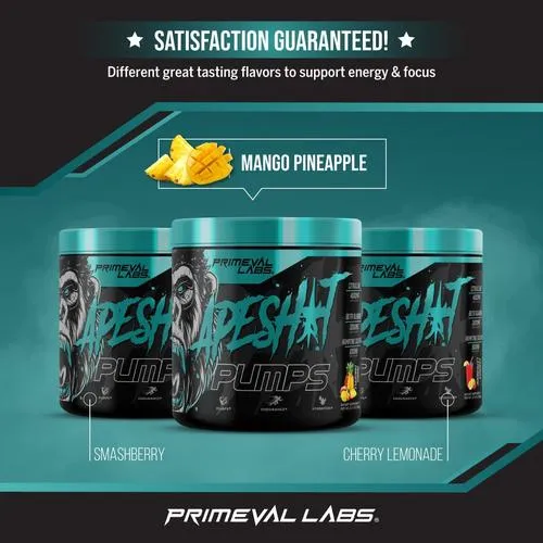 Primeval Labs Ape Sh*t Pumps Pre Workout Caffeine Free