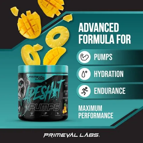 Primeval Labs Ape Sh*t Pumps Pre Workout Caffeine Free