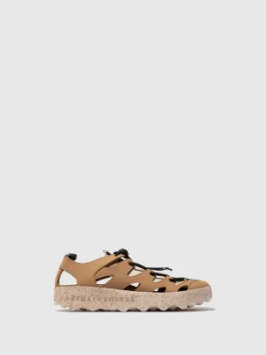 Round Toe Trainers CURE 2 M TAN