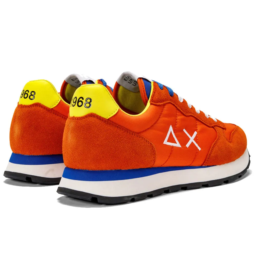 Scarpe Uomo Sun68 Sneakers Tom Solid Nylon Arancione