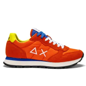 Scarpe Uomo Sun68 Sneakers Tom Solid Nylon Arancione