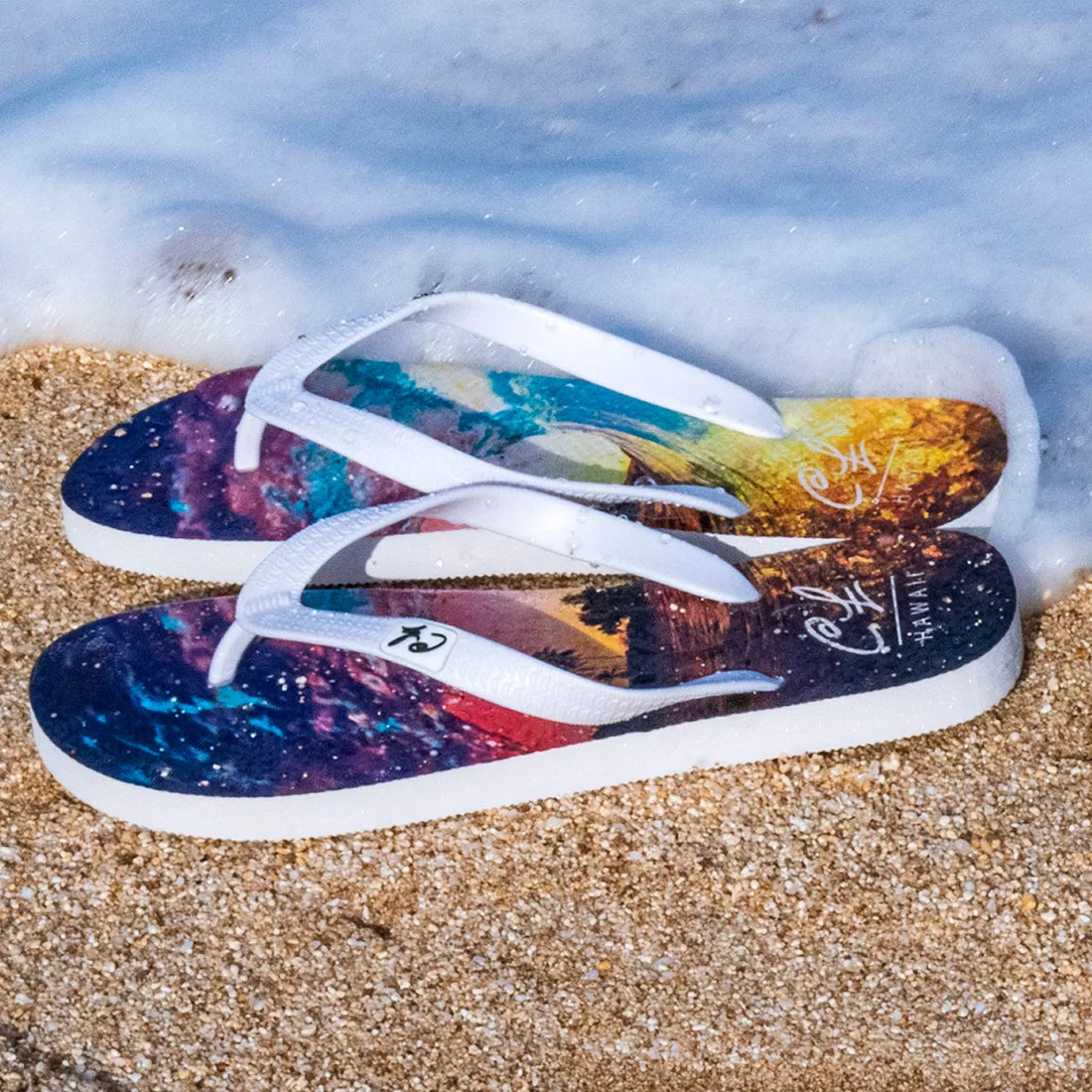 Slippers: Rainbow Shave Ice