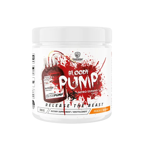Swedish Supplements Bloody Pump 300g Peach Mango