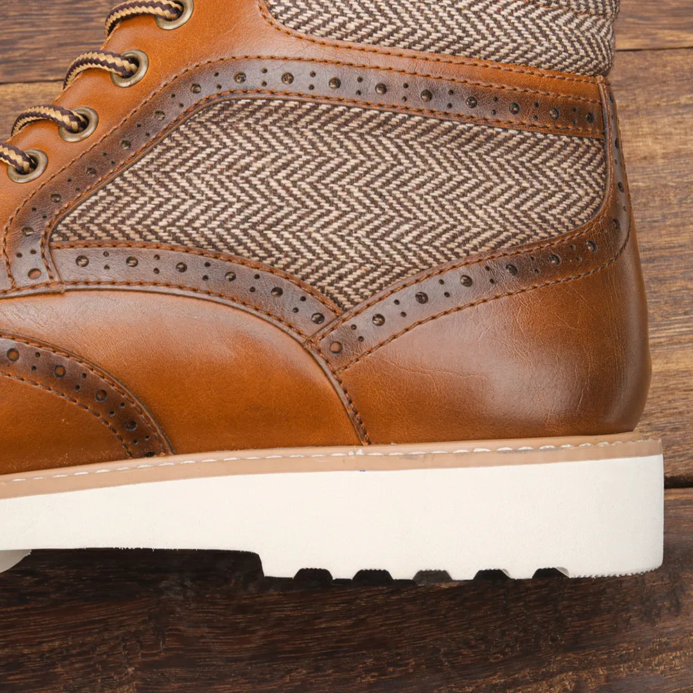 Winter Vintage Brogue Boots