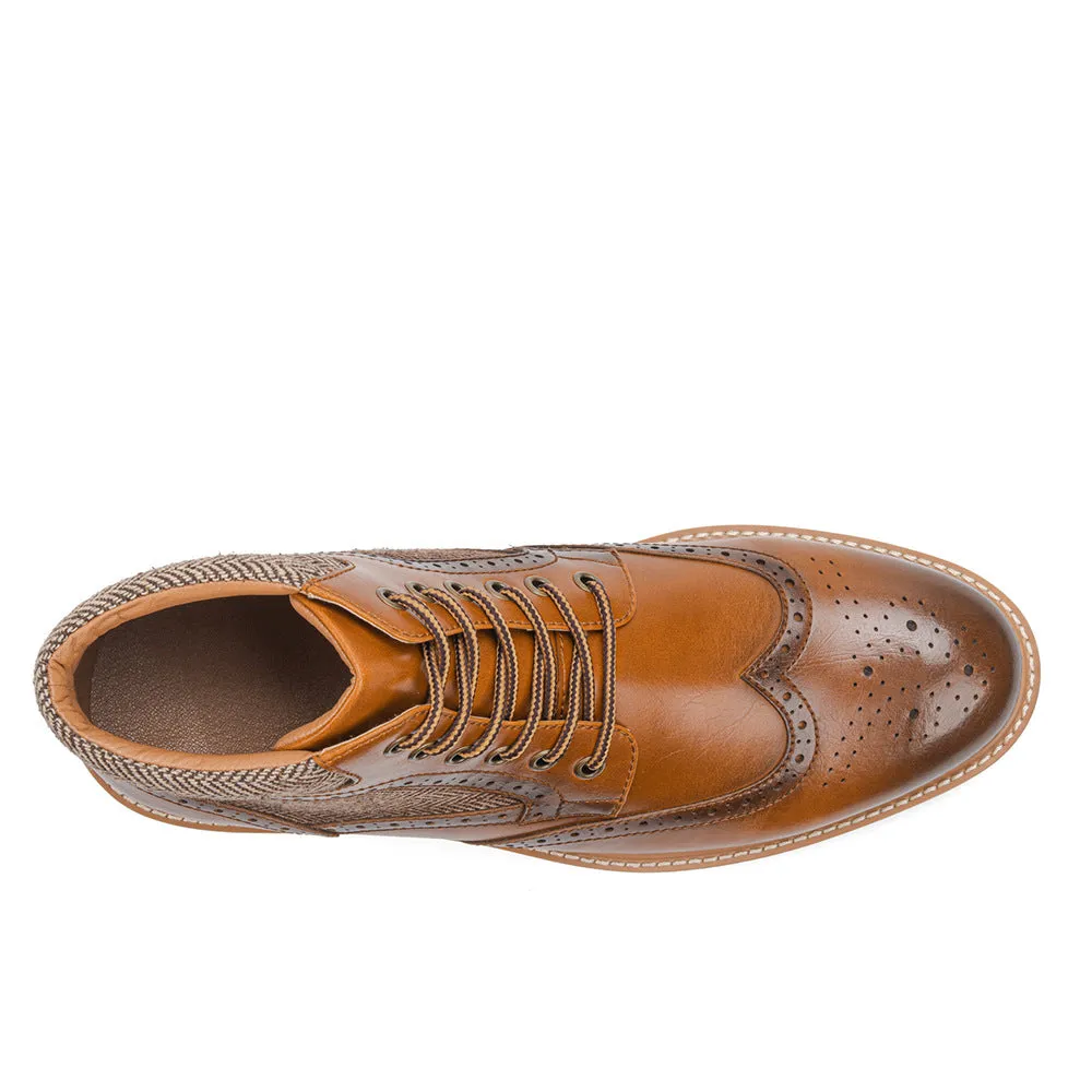 Winter Vintage Brogue Boots