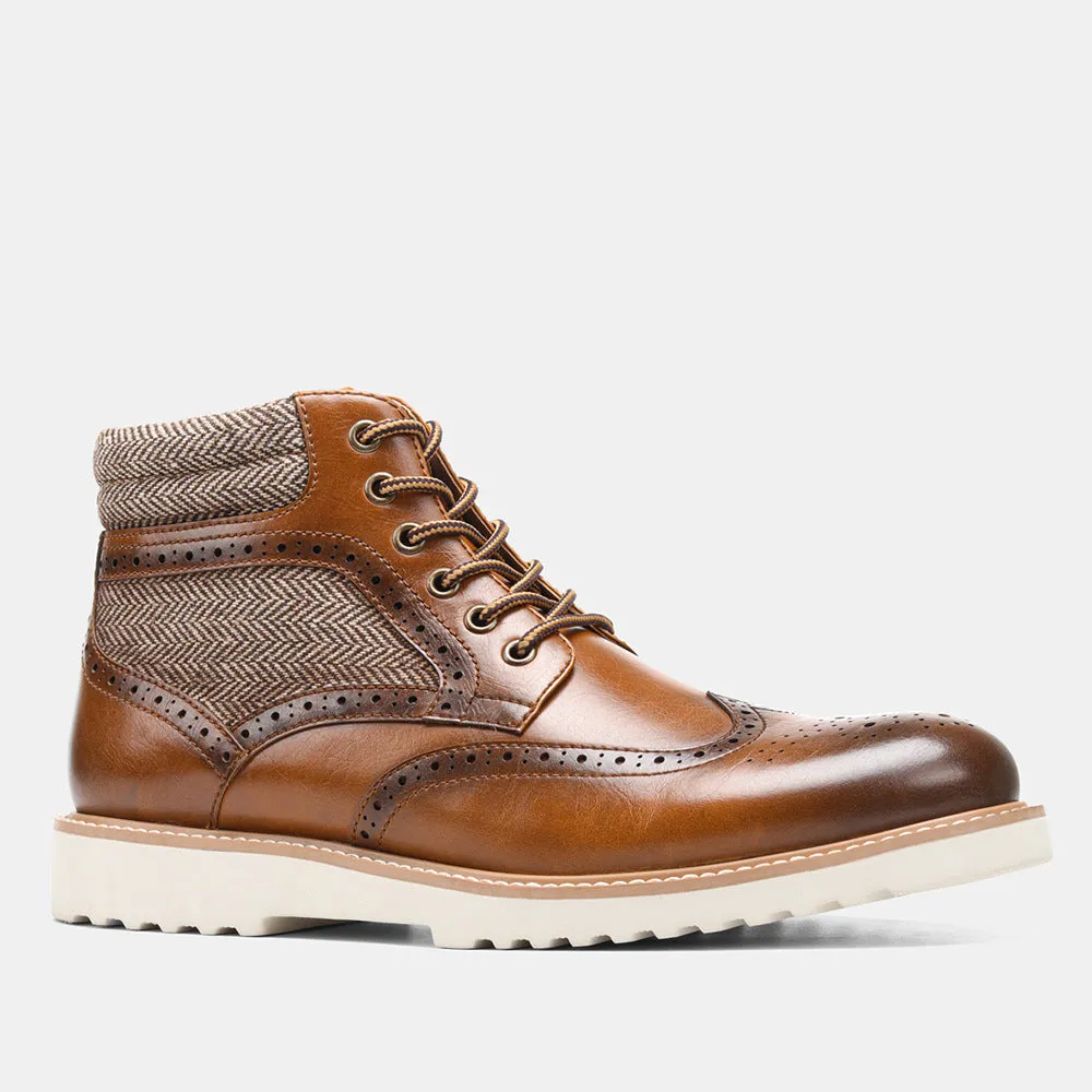 Winter Vintage Brogue Boots
