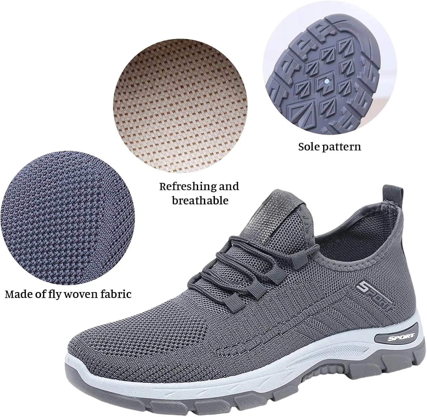 Women's Walking Shoes Arch Support Non Slip Work Shoes Lightweight Casual Breathable Tennis Shoe Work Shopping Travel Sport Athletic Sneakers Gym Tennis Slip On Comfortable Lightweight Shoe