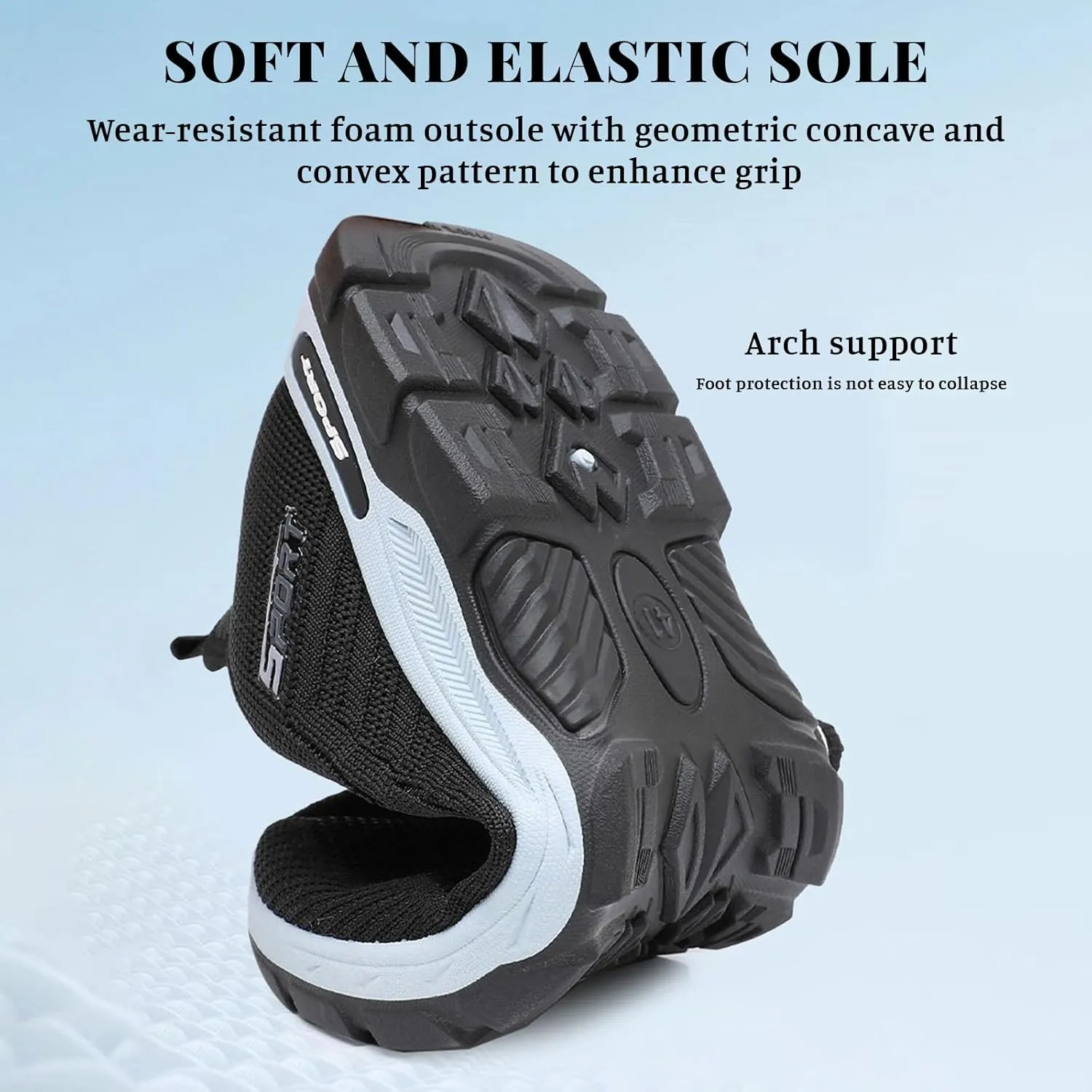 Women's Walking Shoes Arch Support Non Slip Work Shoes Lightweight Casual Breathable Tennis Shoe Work Shopping Travel Sport Athletic Sneakers Gym Tennis Slip On Comfortable Lightweight Shoe