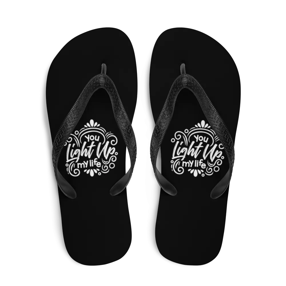 You Light Up My Life Flip-Flops
